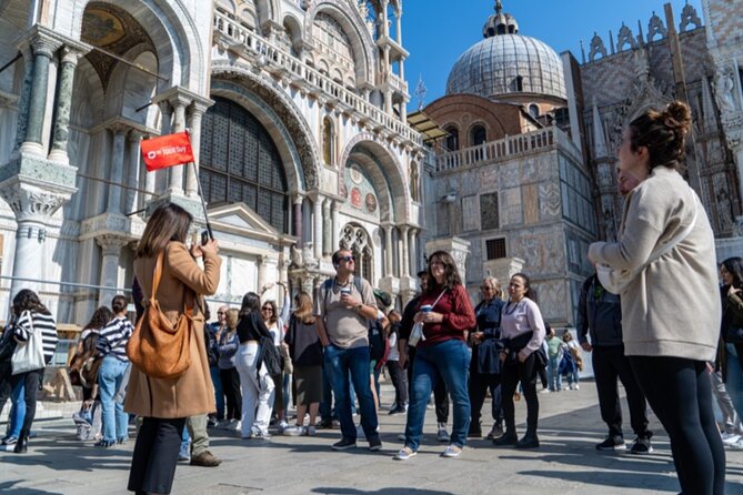 Best Of Venice: Saint Mark's Basilica, Doges Palace with Guide and Gondola Ride - St. Mark’s Square beyond the basilica
