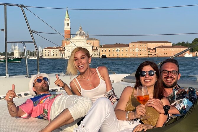 Catamaran Spritz Tour - Along Lido, then back through Sant’Elena and Giardini