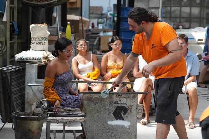 Create Your Own Murano Glass: Beginner’s Glassblowing Class - Step two: meeting the 1,000°C glass