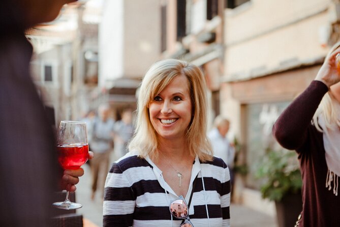 Eat like a Local: Venice Cicchetti and Wine Tasting Evening Tour - Fried cicchetti beside the canal