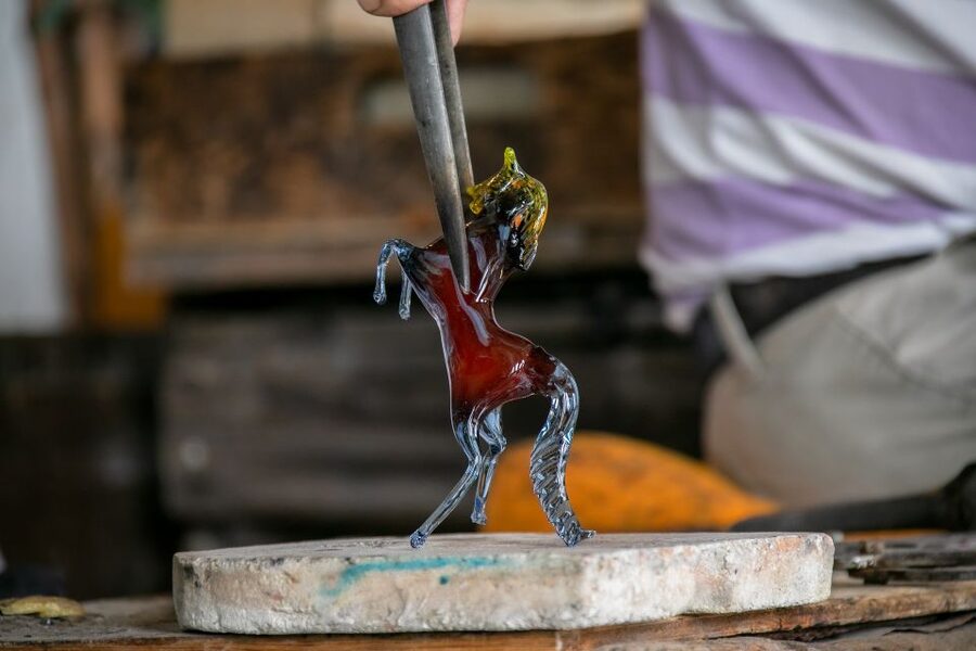 From Punta Sabbioni: Venice, Murano & Burano Guided Tour - Murano and the craft of glass