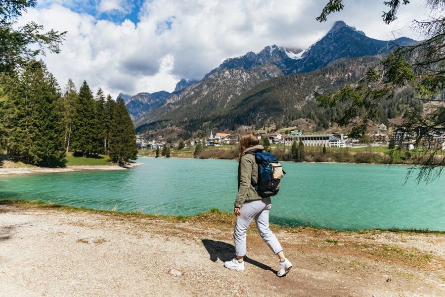 From Venice: Cortina and Dolomites Mountains Day Trip - Lake Santa Croce: a quick first look