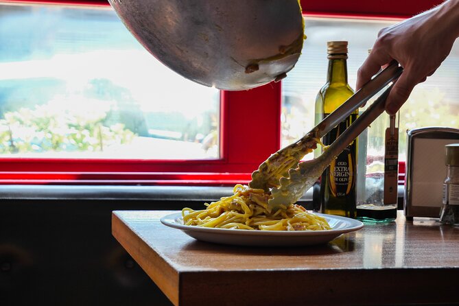 Make Pasta Carbonara from Scratch in a Jazz Club in Venice - Filippo, a small group, and direct instruction