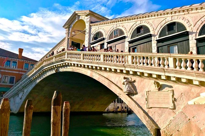 Morning Walking Tour of Venice with Gondola Ride - Santa Maria della Salute frames the water
