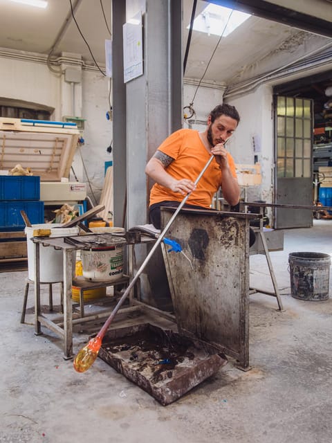Murano: Glassblowing Workshop for Beginners - Watching the master handle the furnace