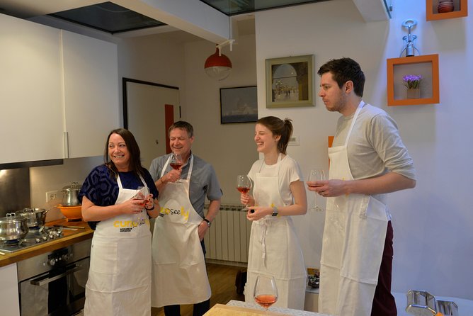 Rialto Market Tour with Hands on Cooking Class, Wine & Tiramisu - Making pasta from flour to plate