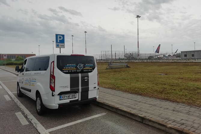 Transfer from Venice Airport to Trieste - Finding the van at Marco Polo Airport