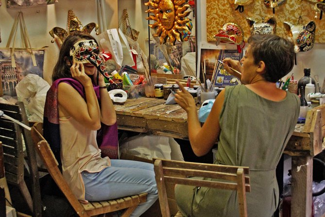 Venetian Carnival Mask Making Class in Venice, Italy - Painting Your Papier-Mâché Mask