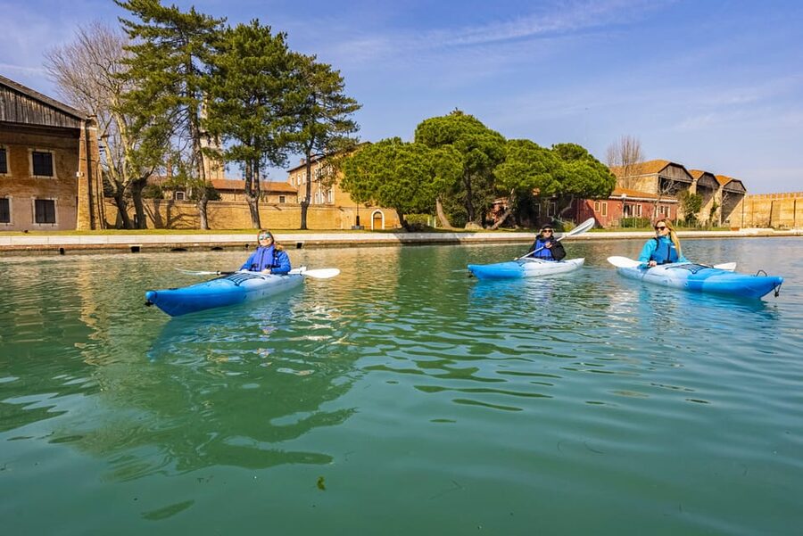 Venice Beginner's Kayak Tour in the Medieval Arsenal - Weather and scheduling matter here