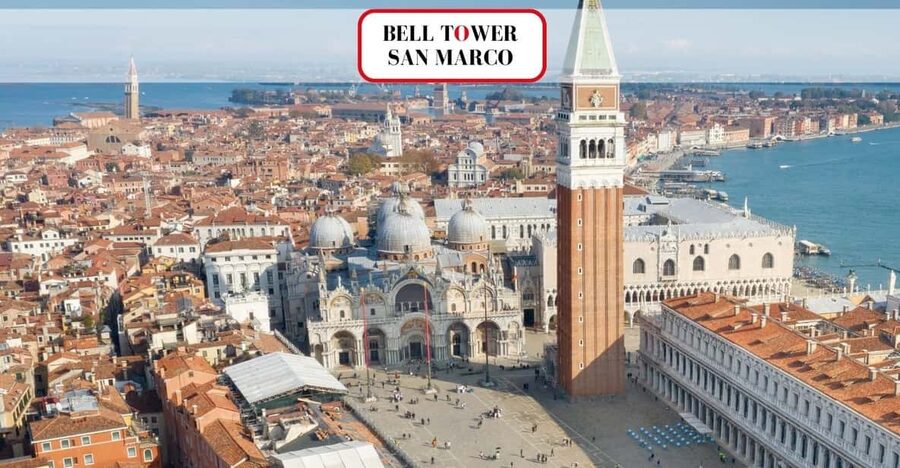 Venice: Bell Tower & St Mark's Square History Gallery Ticket - Collecting your ticket near St. Mark’s Square