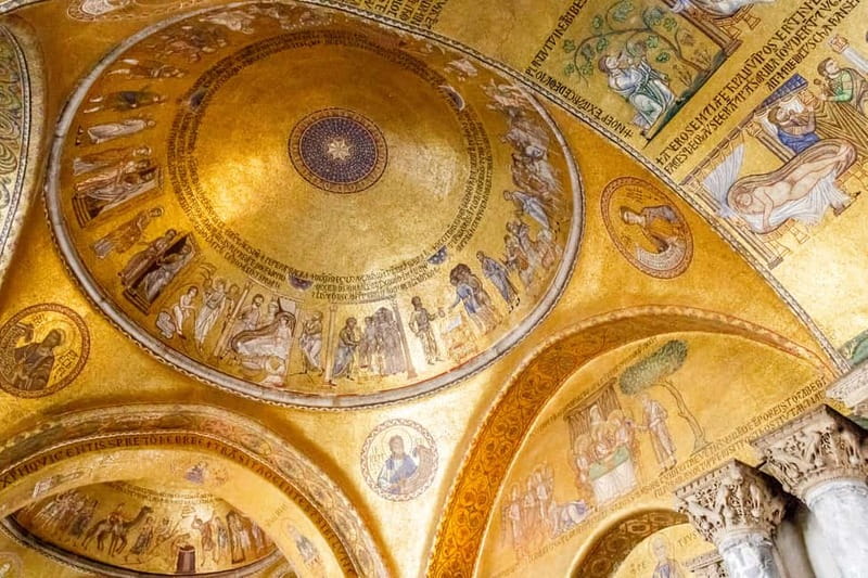Venice: Doge's Palace, St Mark's Basilica, and Pala d'Oro - St. Mark’s Basilica, gold mosaics, and marble floors