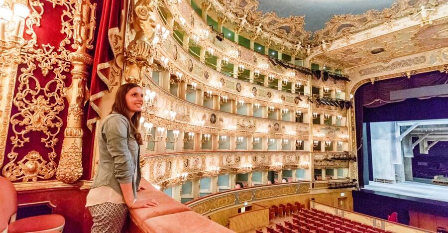 Venice: La Fenice Opera House Entry Ticket with Audio Guide - Entering through Venice’s famous opera house