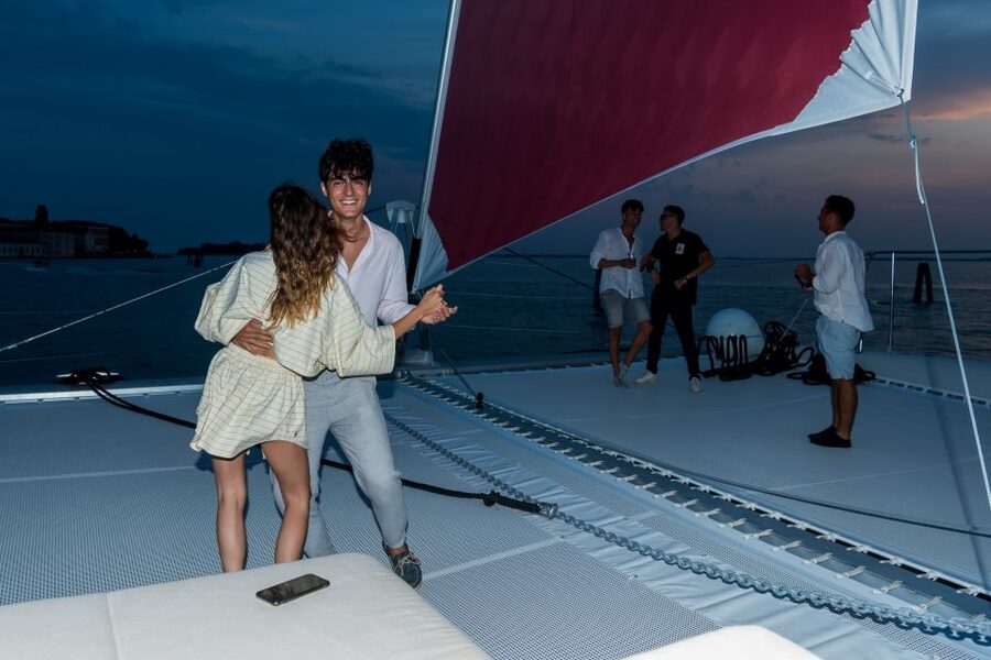 Venice: Night Catamaran Cruise of the Lagoon - The 90-minute route around San Marco, Giudecca, and Lido