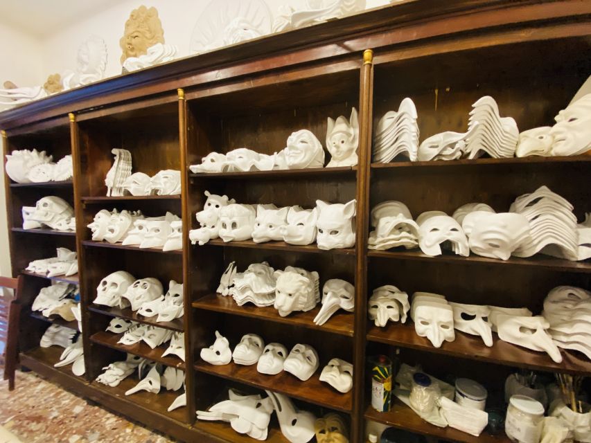 Venice: Paint your own Venetian Mask Workshop - Adding Gold, Silver, Feathers, and Sequins