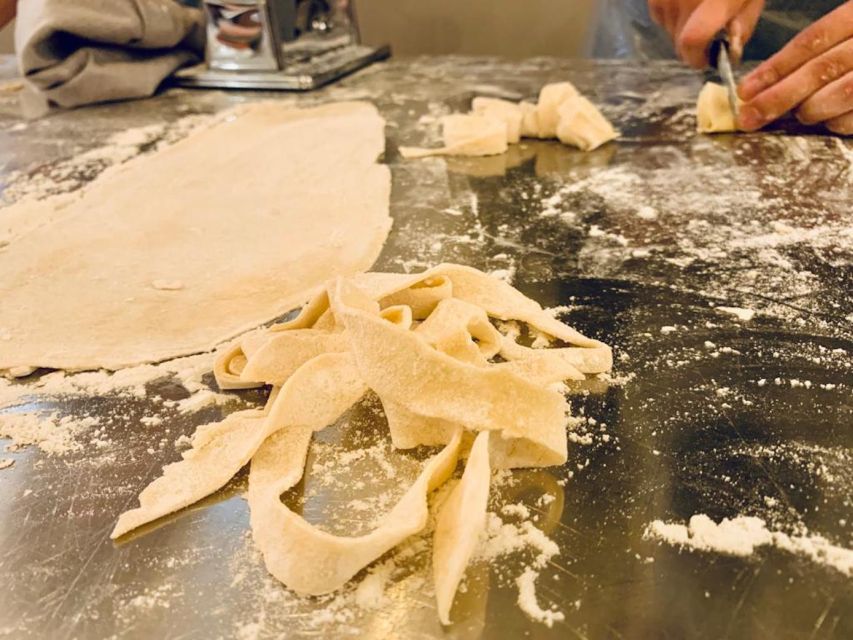 Venice: Pasta and Tiramisu Cooking Class with Wine - Making pasta in a Venetian restaurant