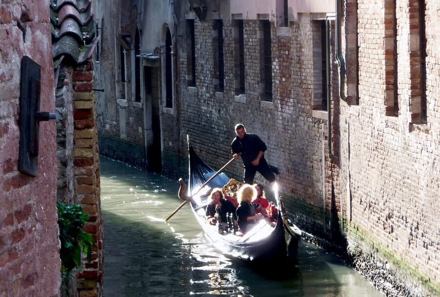 Venice: Private Grand Canal Gondola Ride from Rialto - The Grand Canal from a private gondola