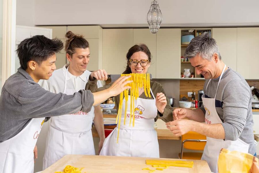 Venice: Share Your Pasta Love in a Local’s Home - Mixing and kneading pasta from scratch