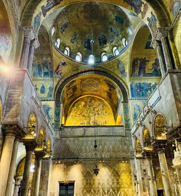 Venice: St. Mark's Basilica, Terrace, and Pala d’Oro Entry - Inside the basilica, from mosaics to sacred decoration