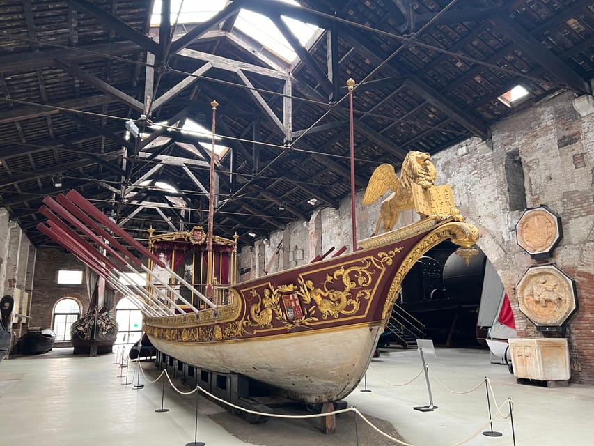 Venice, Submarine Enrico Dandolo and Naval History Museum - A closer look at the Ships Pavilion