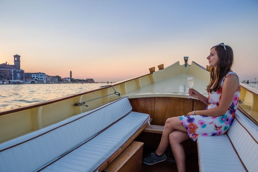 Venice: Sunset Cruise by Typical Venetian Boat - At a glance