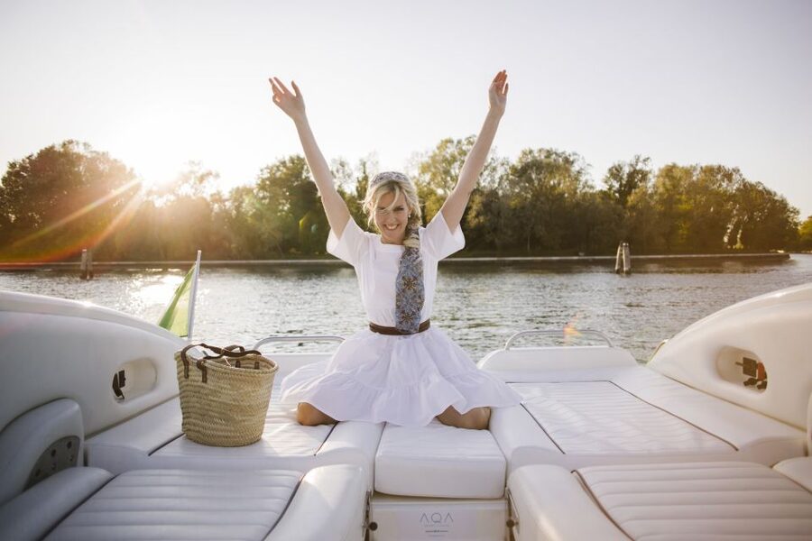 Venice: Sunset Yacht Experience - A private boat with room for your own pace