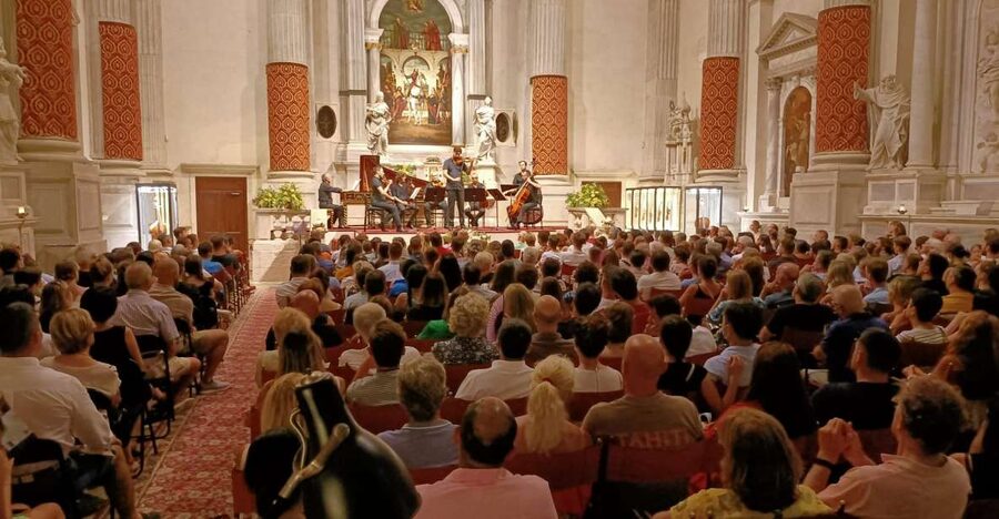 Venice: Vivaldi's Four Seasons Concert & Music Museum Visit - San Vidal, San Maurizio, and the church setting