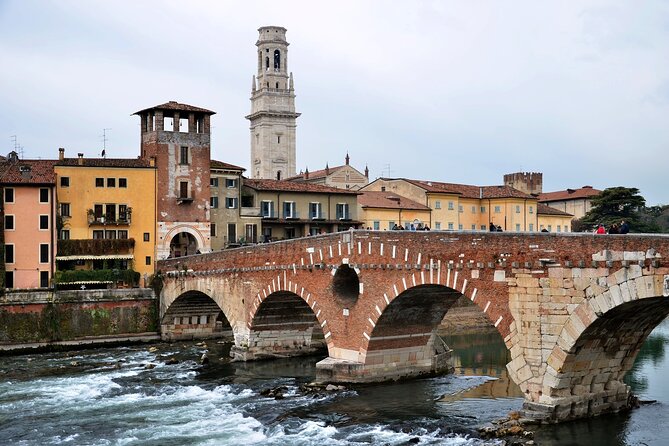 Verona Guided Tour from Venice by Train - Ponte Pietra and the view toward San Pietro